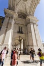 Lisbon Triumphal Arch Royalty Free Stock Photo