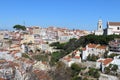 Lisbon view from hill Portugal travel city