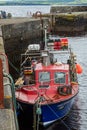 Empty fishing boats