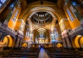 Interiors of Sainte-Therese basilica, Lisieux, France