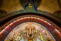 Interiors of Sainte-Therese basilica, Lisieux, France