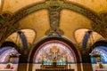 Interiors of Sainte-Therese basilica, Lisieux, France