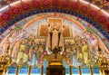 Interiors of Sainte-Therese basilica, Lisieux, France