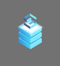 Lisk Open-Source, Public Blockchain Platform Icon Royalty Free Stock Photo