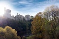 Lismore castle over the blackwater river Royalty Free Stock Photo