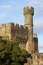 Lismore Castle viewed from Blackwater River, Co Waterford, Munster Province, Ireland Royalty Free Stock Photo