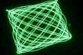 Lissajous figure Royalty Free Stock Photo