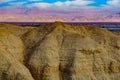 Lissan marl rocks and Edom mountains, the Arava Peace Road