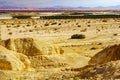 Lissan marl rocks and Edom mountains, the Arava Peace Road