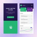 List Do App UI Design Royalty Free Stock Photo