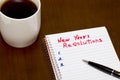 List of New year resolution conceptual