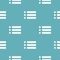 List pattern seamless blue