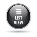 List view web button Royalty Free Stock Photo