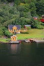 Lista peninsula rural landscape in Norway Royalty Free Stock Photo