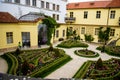 This formal Garden in Prague is one of several fine High Baroque gardens in the Czech capital Royalty Free Stock Photo