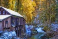 Cedar Creek Grist Mill in Winter