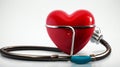 Listen and care your heart: health care concept Royalty Free Stock Photo