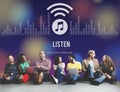 Listen Listening Music Radio Entertainment Concept