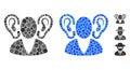 Listener Composition Icon of Circles