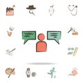 listener icon. Detailed set of tools of various profession icons. Premium graphic design. One of the collection icons for websites