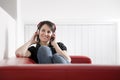 Listenin to music Royalty Free Stock Photo