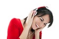 Listenin to music Royalty Free Stock Photo