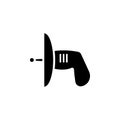 Listening device icon. Element of detective icon for mobile concept and web apps. Glyph Listening device icon can be used for web
