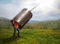 Listening with a tin can