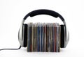 Listening to music concept Royalty Free Stock Photo