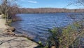 Listening to the wind at Southard's pond on a very windy day with sound