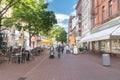 Lister Meile pedestrian zone in Hannover Royalty Free Stock Photo