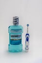 Listerine and Oral-B electric toothbrush