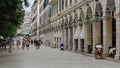 Liston street , Corfu old town , Greece