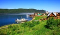 Listvianka settlement, Lake Baikal, Russia. Royalty Free Stock Photo