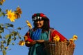 Lisu hill tribe woman in costume Royalty Free Stock Photo