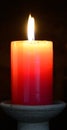Candle. Spiritual concept.