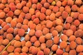 Litchi on a market