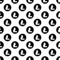 litecoin icon in Pattern style