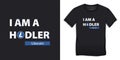 Litecoin, t-shirt, graphics design, text I am a hodler Royalty Free Stock Photo