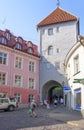 Tallinn, Estonia, Peak-Yalg Gate tower.