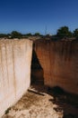 Lithica labyrinth in Menorca Royalty Free Stock Photo