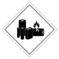 Lithium Batteries Symbol Sign, Vector Illustration, Isolate On White Background Label. EPS10