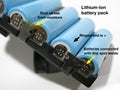 Lithium-ion Li-ion battery pack circuit connectivity