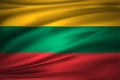 Lithuania flag illustration