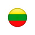 Lithuania flag vector isolated 5