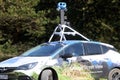 Lithuania, Google Street View vehicle driving through Neringa municipality. 21 03 2021