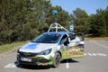 Lithuania, Google Street View vehicle driving through Neringa municipality. 21 03 2021