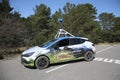 Lithuania, Google Street View vehicle driving through Neringa municipality. 21 03 2021