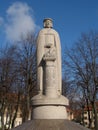 Lithuania, Klaipeda. Monument to Martinas Mazhvidas - to the author of the first Lithuanian book