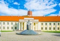 The Lithuania National Museum under the Gediminas hill in Vilnius,Lithuania...IMAGE Royalty Free Stock Photo